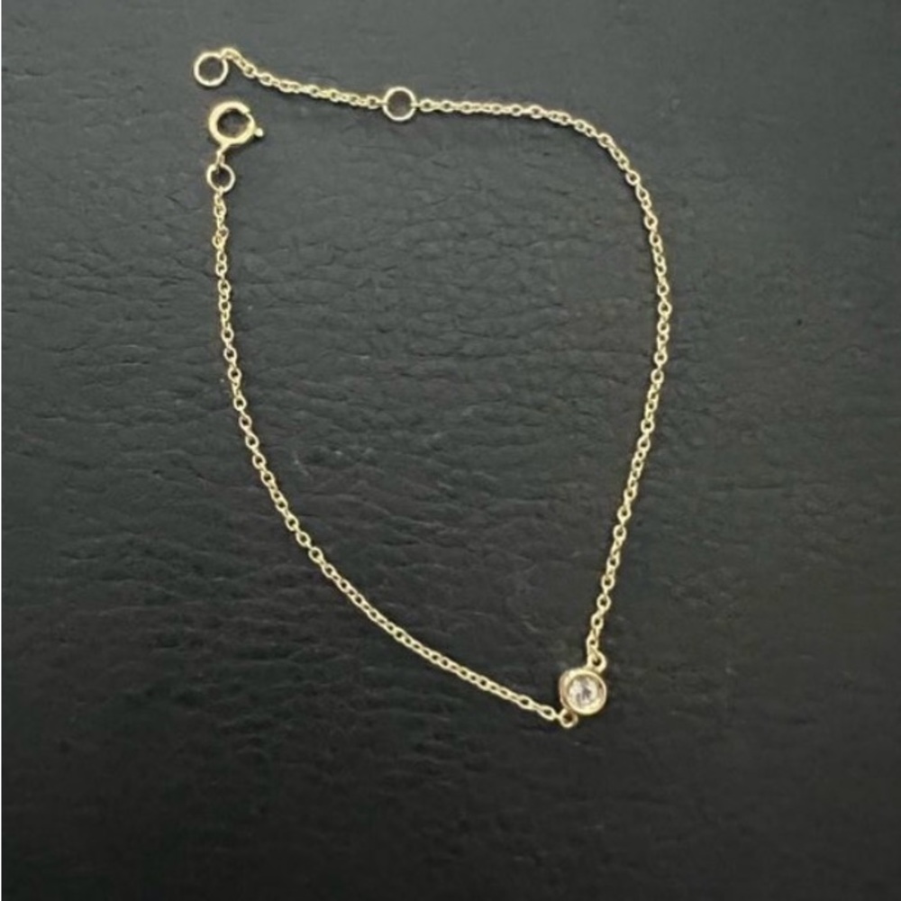 Marrin Costello x Curateur Soleil Bracelet Gold with White Topaz NWT - Picture 1 of 5